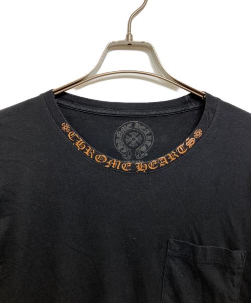 CHROME HEARTS（クロムハーツ）CHROME HEARTS (クロムハーツ) ロゴプリントロングスリーブカットソー ブラック サイズ:LARGEの古着・服飾アイテム