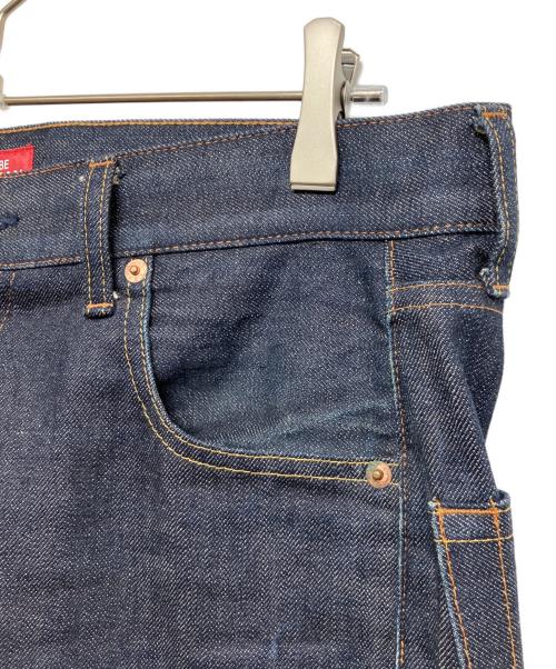 COMME des GARCONS JUNYA WATANABE MAN（コム デ ギャルソン ジュンヤ ワタナベ マン）COMME des GARCONS JUNYA WATANABE MAN (コム デ ギャルソン ジュンヤ ワタナベ マン) LEVI'S (リーバイス) 綿セルヴィッチ ビッグポケットデニムパンツ インディゴ サイズ:Lの古着・服飾アイテム