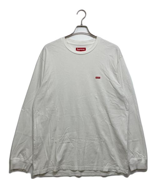 SUPREME（シュプリーム）Supreme (シュプリーム) Small Box L/S Tee ホワイト サイズ:Lの古着・服飾アイテム