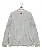 SUPREMEシュプリーム）の古着「Small Box L/S Tee」｜グレー