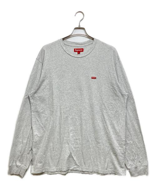 SUPREME（シュプリーム）Supreme (シュプリーム) Small Box L/S Tee グレー サイズ:Lの古着・服飾アイテム