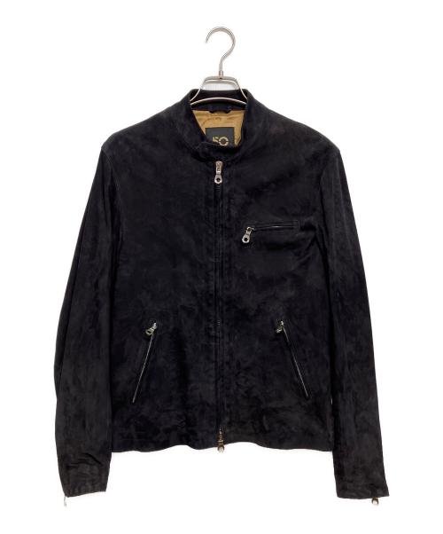 Cinquanta（チンクワンタ）Cinquanta (チンクワンタ) ゴートスウェードジャケット ネイビー サイズ:50の古着・服飾アイテム