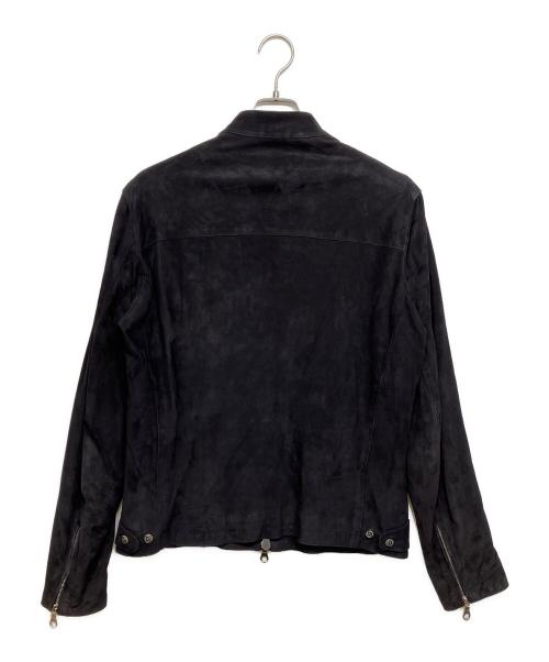 Cinquanta（チンクワンタ）Cinquanta (チンクワンタ) ゴートスウェードジャケット ネイビー サイズ:50の古着・服飾アイテム