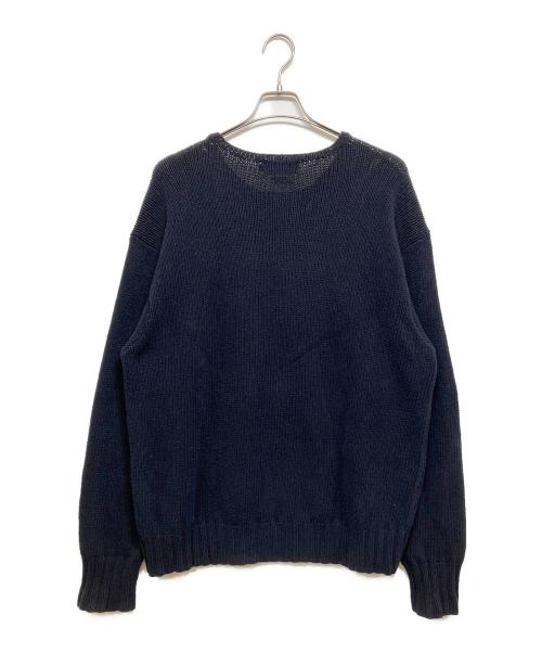 POLO RALPH LAUREN（ポロ・ラルフローレン）POLO RALPH LAUREN (ポロ・ラルフローレン) 星条旗コットンニット ネイビー サイズ:Lの古着・服飾アイテム