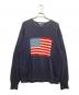 POLO RALPH LAUREN（ポロ・ラルフローレン）の古着「星条旗コットンニット」｜ネイビー