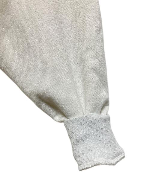 darich（ダーリッチ）darich (ダーリッチ) カラーラメスウェットミニワンピース ホワイト サイズ:Free－L 未使用品の古着・服飾アイテム