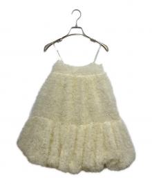 POPPY（ポピー）の古着「Tulle balloon tunic」｜アイボリー