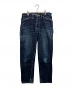 Tenderテンダー）の古着「130 RINSE TAPERED JEANS」｜インディゴ