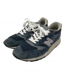 NEW BALANCE（ニューバランス）の古着「ローカットスニーカー」｜ネイビー