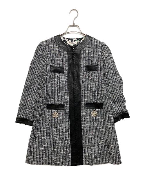 Super Beauty（スーパービューティ）Super Beauty (スーパービューティ) ツイードワンピース ブラック サイズ:40の古着・服飾アイテム