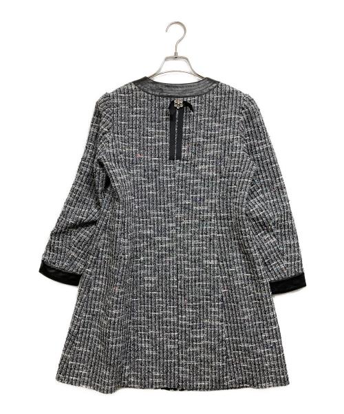 Super Beauty（スーパービューティ）Super Beauty (スーパービューティ) ツイードワンピース ブラック サイズ:40の古着・服飾アイテム
