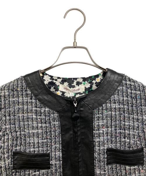 Super Beauty（スーパービューティ）Super Beauty (スーパービューティ) ツイードワンピース ブラック サイズ:40の古着・服飾アイテム