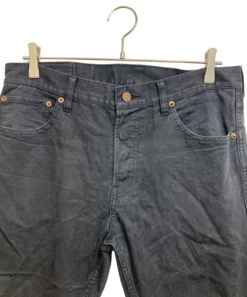 VISVIM（ビズビム）VISVIM (ビズビム) FLUXUS 11 デニムパンツ ブラック サイズ:2の古着・服飾アイテム
