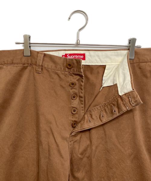 SUPREME（シュプリーム）Supreme (シュプリーム) Pin Up Chino Pant ブラウン サイズ:36の古着・服飾アイテム