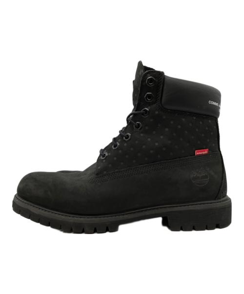 Timberland（ティンバーランド）Timberland (ティンバーランド) SUPREME (シュプリーム) COMME des GARCONS SHIRT (コムデギャルソンシャツ) 6-Inch Boot ブラック サイズ:9 1/2の古着・服飾アイテム