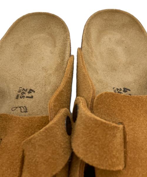 BIRKENSTOCK（ビルケンシュトック）BIRKENSTOCK (ビルケンシュトック) Boston スウェードサンダル ブラウン サイズ:41の古着・服飾アイテム