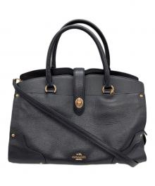 COACH（コーチ）の古着「マーサー サッチェル 30 2WAYバッグ」｜ネイビー