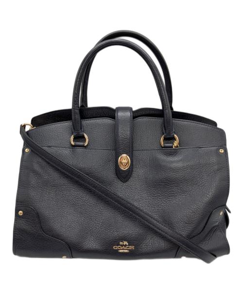 COACH（コーチ）COACH (コーチ) マーサー サッチェル 30 2WAYバッグ ネイビーの古着・服飾アイテム