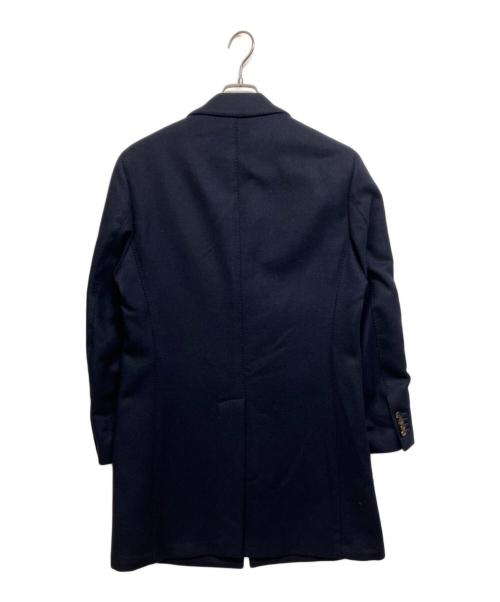 LARDINI（ラルディーニ）LARDINI (ラルディーニ) ウールカシミヤチェスターコート ネイビー サイズ:50の古着・服飾アイテム