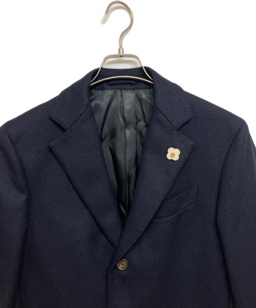 LARDINI（ラルディーニ）LARDINI (ラルディーニ) ウールカシミヤチェスターコート ネイビー サイズ:50の古着・服飾アイテム