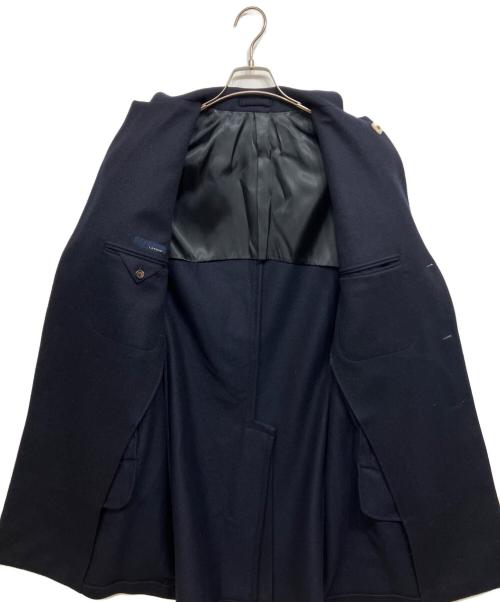 LARDINI（ラルディーニ）LARDINI (ラルディーニ) ウールカシミヤチェスターコート ネイビー サイズ:50の古着・服飾アイテム