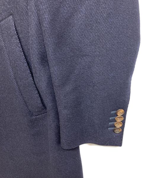 LARDINI（ラルディーニ）LARDINI (ラルディーニ) ウールカシミヤチェスターコート ネイビー サイズ:50の古着・服飾アイテム
