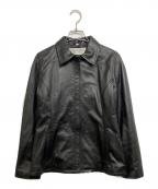 BALMAINバルマン）の古着「ラムレザージャケット」｜ブラック