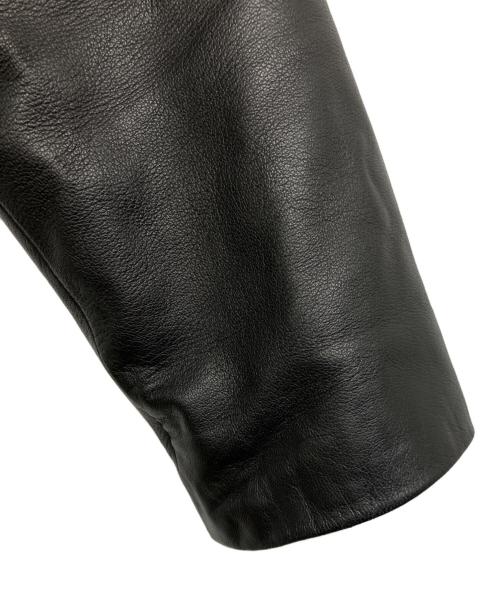 BALMAIN（バルマン）BALMAIN (バルマン) ラムレザージャケット ブラック サイズ:7の古着・服飾アイテム