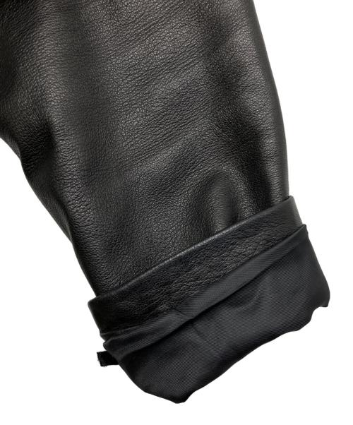 BALMAIN（バルマン）BALMAIN (バルマン) ラムレザージャケット ブラック サイズ:7の古着・服飾アイテム