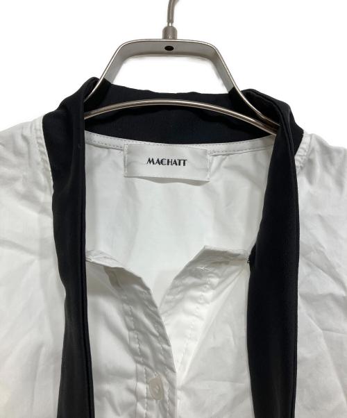 machatt（マチャット）machatt (マチャット) タイドッキングシャツ ホワイト サイズ:Fの古着・服飾アイテム