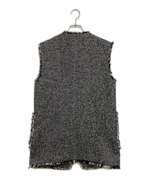 DRESSTERIOR（ドレステリア）DRESSTERIOR (ドレステリア) ツィードジレ ブラック サイズ:36の古着・服飾アイテム