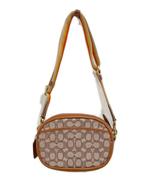 COACH（コーチ）COACH (コーチ) Disney (ディズニー) Camera Bag Sig Mickey & Friends ブラウンの古着・服飾アイテム