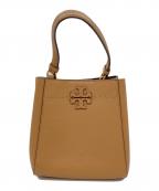 TORY BURCHトリーバーチ）の古着「McGraw Small Bucket Bag」｜ブラウン