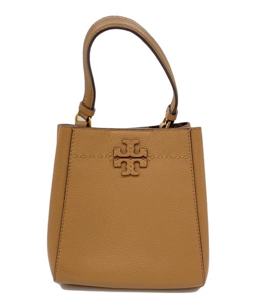 TORY BURCH（トリーバーチ）TORY BURCH (トリーバーチ) McGraw Small Bucket Bag ブラウンの古着・服飾アイテム