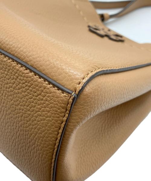 TORY BURCH（トリーバーチ）TORY BURCH (トリーバーチ) McGraw Small Bucket Bag ブラウンの古着・服飾アイテム