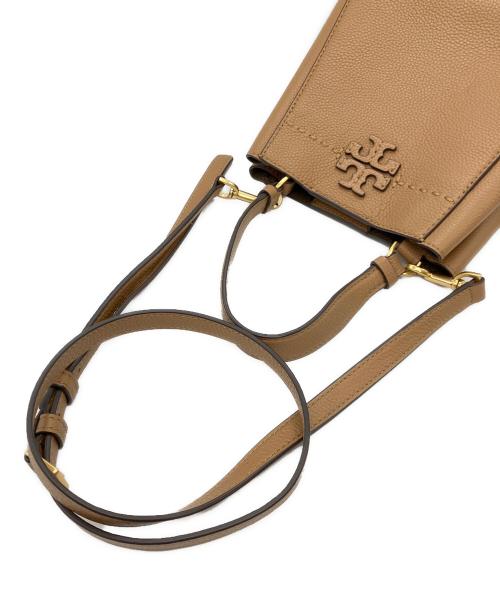 TORY BURCH（トリーバーチ）TORY BURCH (トリーバーチ) McGraw Small Bucket Bag ブラウンの古着・服飾アイテム