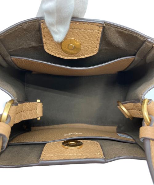 TORY BURCH（トリーバーチ）TORY BURCH (トリーバーチ) McGraw Small Bucket Bag ブラウンの古着・服飾アイテム