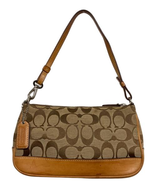 COACH（コーチ）COACH (コーチ) デミポーチ ベージュの古着・服飾アイテム