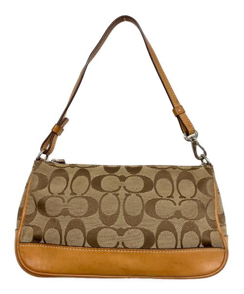 COACH（コーチ）COACH (コーチ) デミポーチ ベージュの古着・服飾アイテム