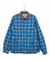 DIESEL（ディーゼル）の古着「フランネルシャツジャケット」｜ブルー
