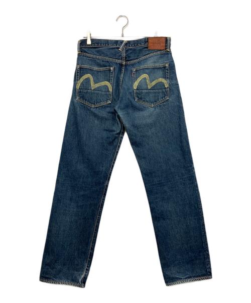 EVISU（エヴィス）EVISU (エヴィス) No.2 カモメペイントデニムパンツ インディゴ サイズ:SIZE81cm（W32）の古着・服飾アイテム