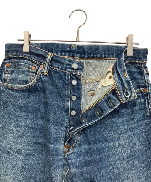 EVISU（エヴィス）EVISU (エヴィス) No.2 カモメペイントデニムパンツ インディゴ サイズ:SIZE81cm（W32）の古着・服飾アイテム