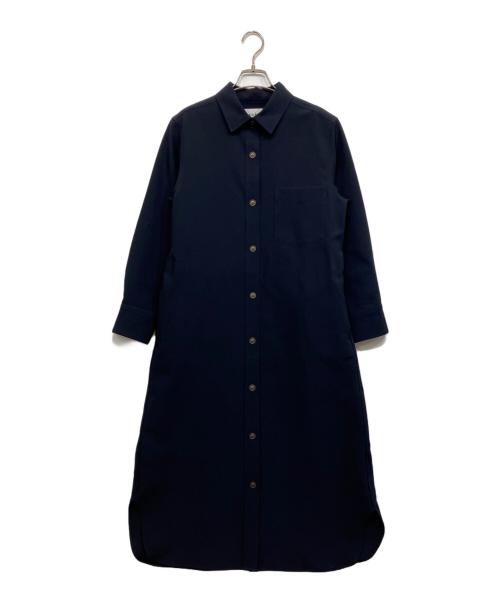 SOEJU（ソージュ）SOEJU (ソージュ) ソフトオックスシャツワンピース ネイビー サイズ:Sの古着・服飾アイテム