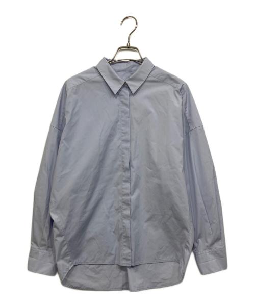 SOEJU（ソージュ）SOEJU (ソージュ) コクーンシャツ ブルー サイズ:Ｍの古着・服飾アイテム