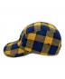 Supreme (シュプリーム) Harris Tweed Camp Cap ブルー×イエロー サイズ:無し：9000円