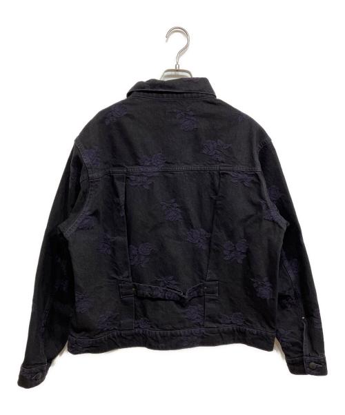 Needles（ニードルズ）Needles (ニードルズ) M.W. Jean Jacket - 13oz Denim / Rose Jq. ブラック サイズ:XSの古着・服飾アイテム