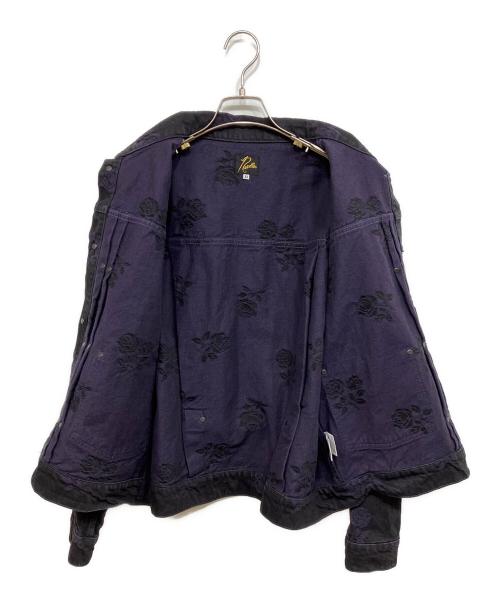 Needles（ニードルズ）Needles (ニードルズ) M.W. Jean Jacket - 13oz Denim / Rose Jq. ブラック サイズ:XSの古着・服飾アイテム