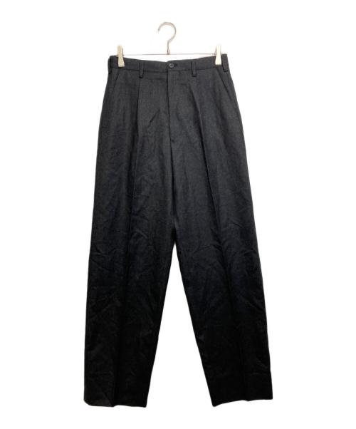 Y's for men（ワイズフォーメン）Y'S for men (ワイズフォーメン) ウールタックテーパードパンツ グレー サイズ:Sの古着・服飾アイテム