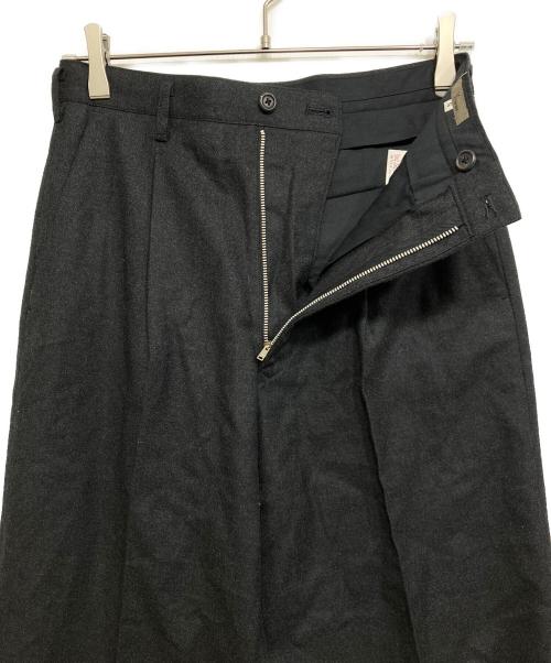 Y's for men（ワイズフォーメン）Y'S for men (ワイズフォーメン) ウールタックテーパードパンツ グレー サイズ:Sの古着・服飾アイテム