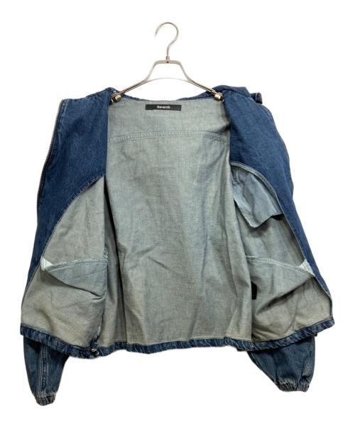 SEVENTH（セブンス）Seventh (セブンス) BEAMS T (ビームス ティー) ORB DENIM JACKET インディゴ サイズ:Sの古着・服飾アイテム